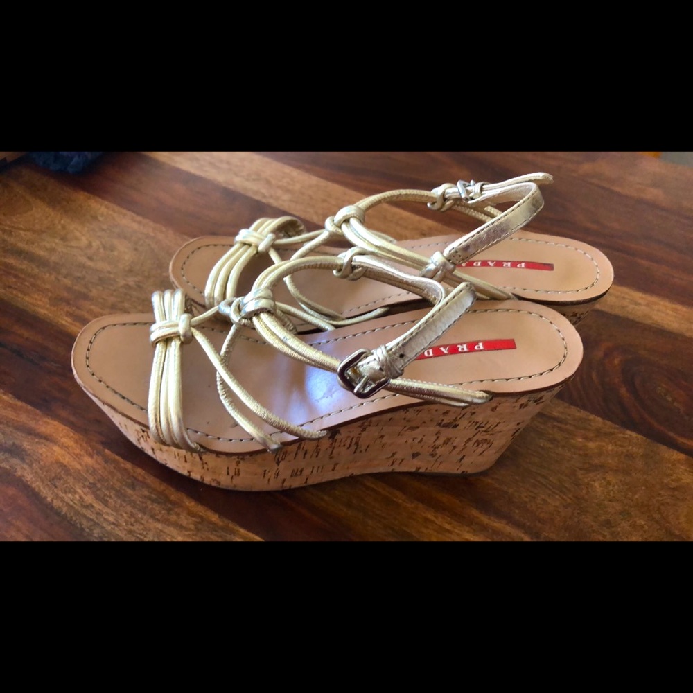 Prada Wedge Sandals - Women